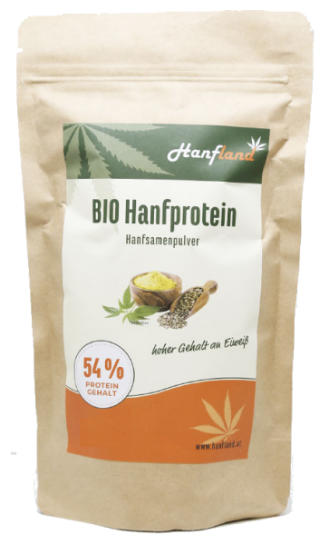 Hanfproteinpulver 54 % Protein BIO 250mg